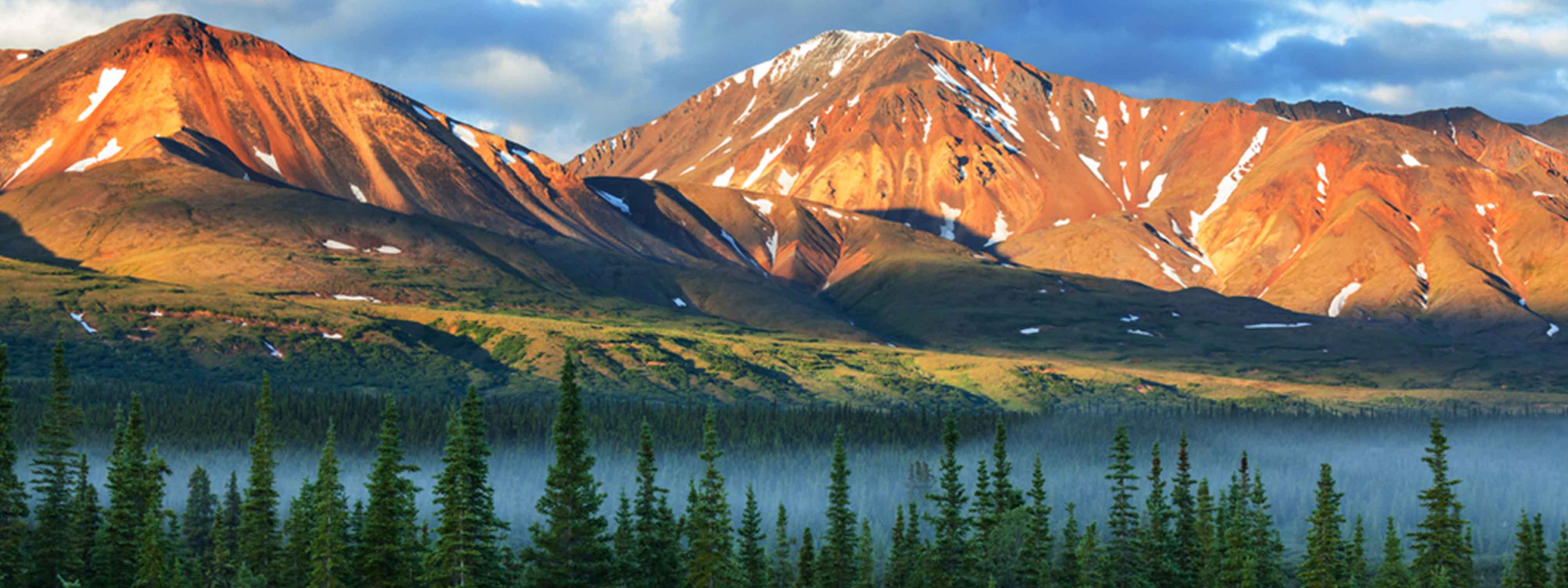 Berge in Alaska Reisen