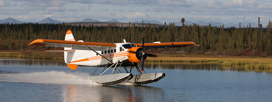 Mit Wasserflugzeug nach Winterlake reisen