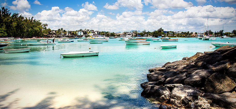 Grand Baie Hafen Mauritius Grand Baie Beach Mauritius